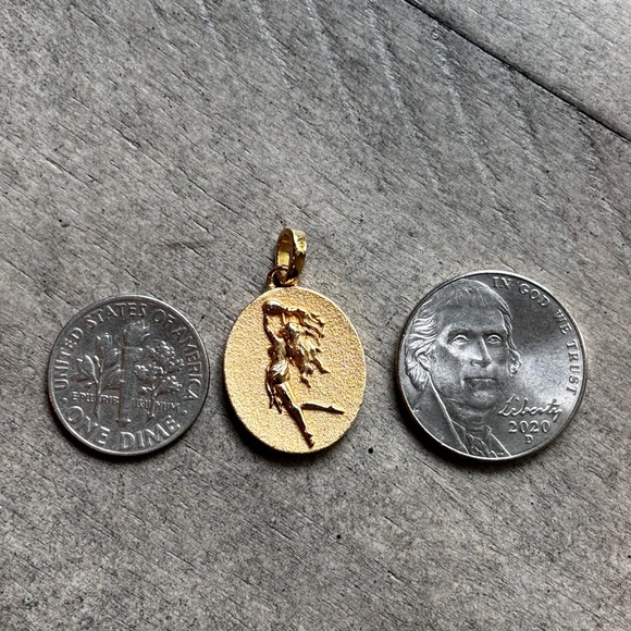 AWE Inspired’s Aquarius pendant, gold vermeil, pendant only! - Picture 7 of 9